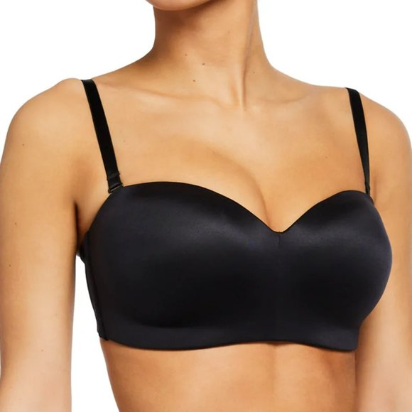 Wacoal Staying Power Wireless convertible Strapless Bra black new with tags 34DD - Picture 1 of 4